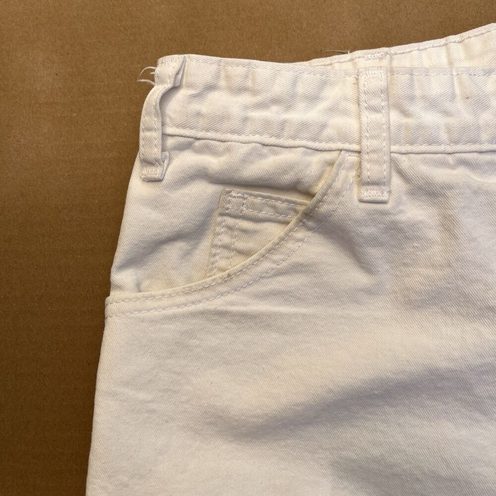 Dickies Pants Mens 32x32 White Canvas Carpenter Painter Relaxed Fit Workwear - Picture 6 of 16